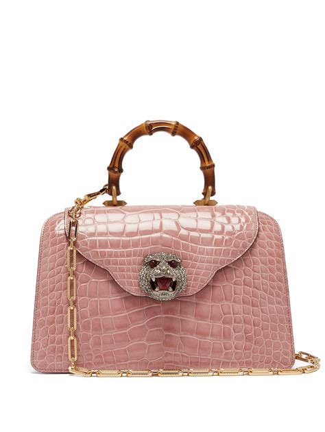 gucci pink purse with bamboo handle|gucci vintage bamboo handle handbag.